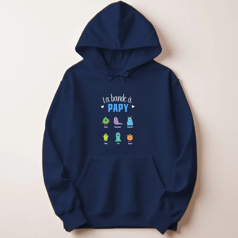 Pull personnalisé papy - La bande à papy