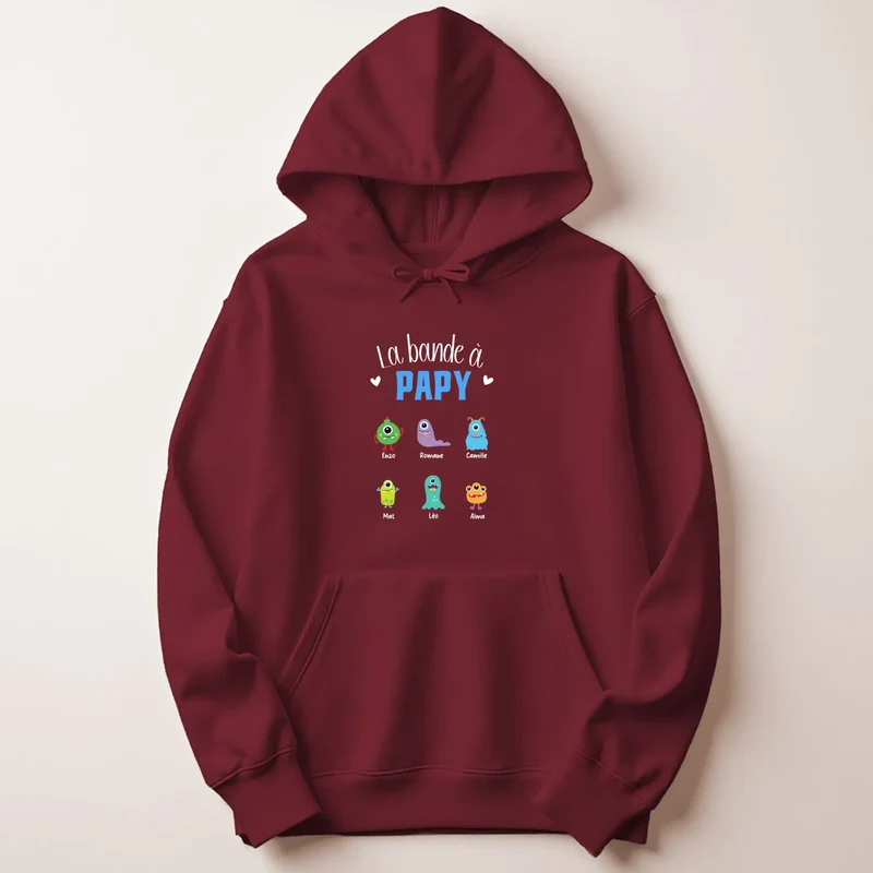 Pull personnalisé papy - La bande à papy