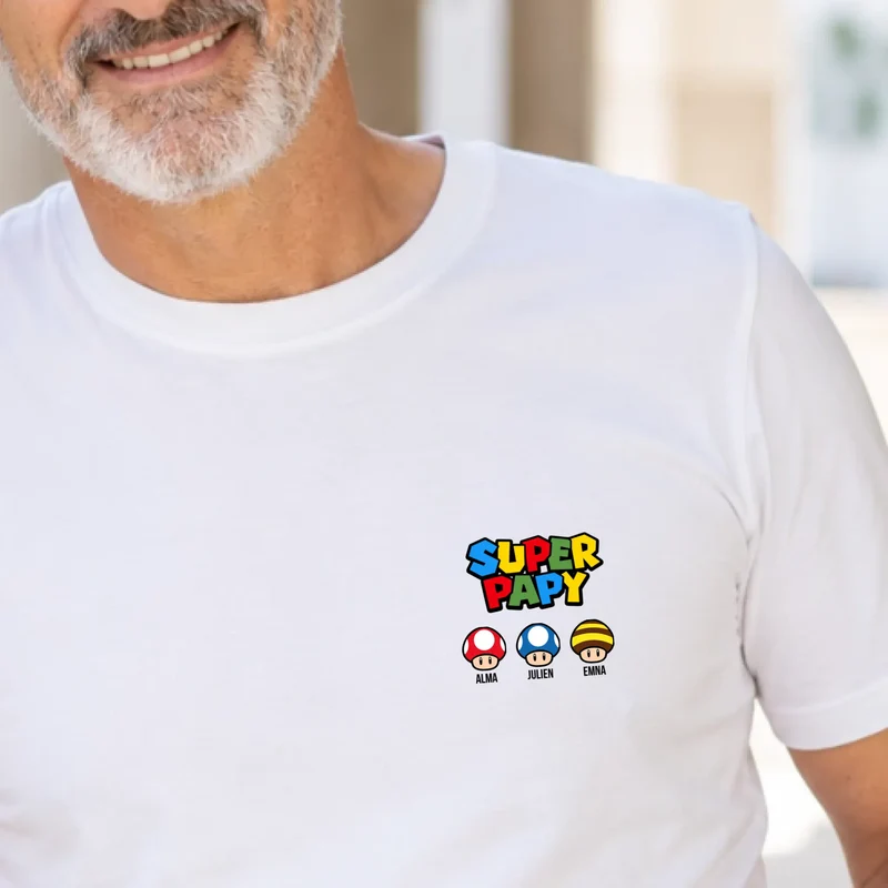 Sweat à capuche personnalisé papy - Super papy