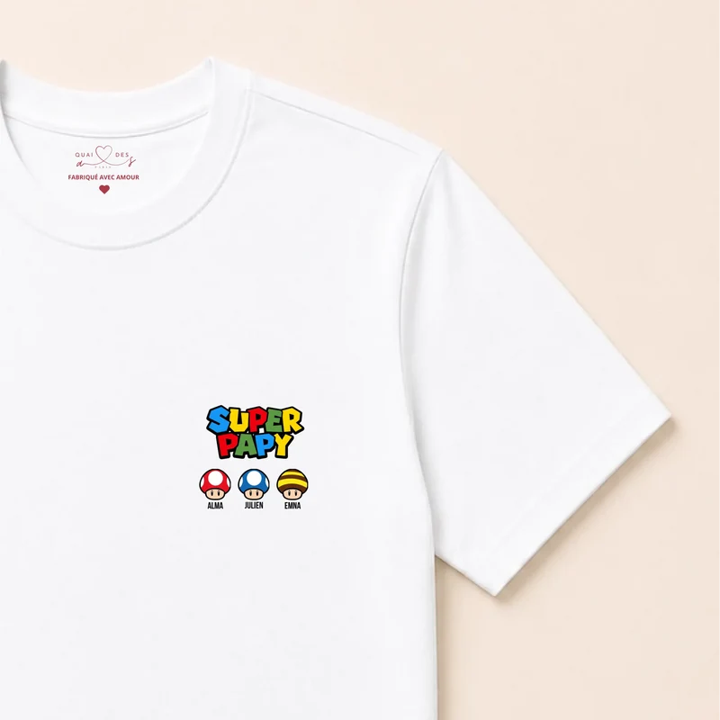 Sweat à capuche personnalisé papy - Super papy