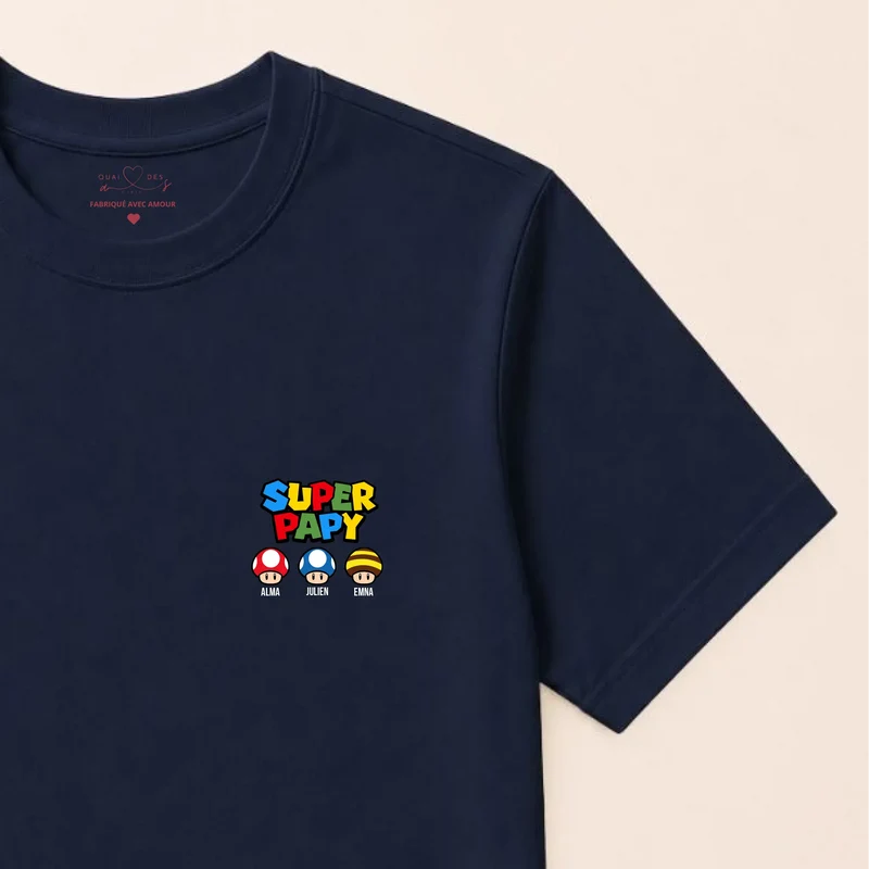 Sweat à capuche personnalisé papy - Super papy