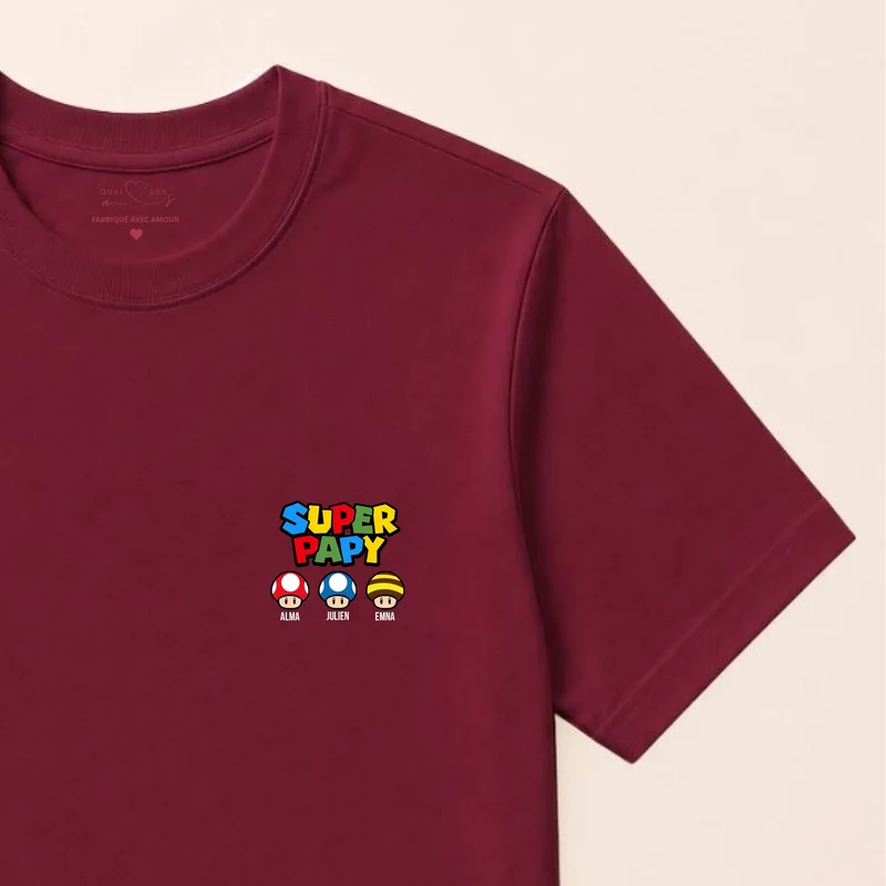 Sweat à capuche personnalisé papy - Super papy
