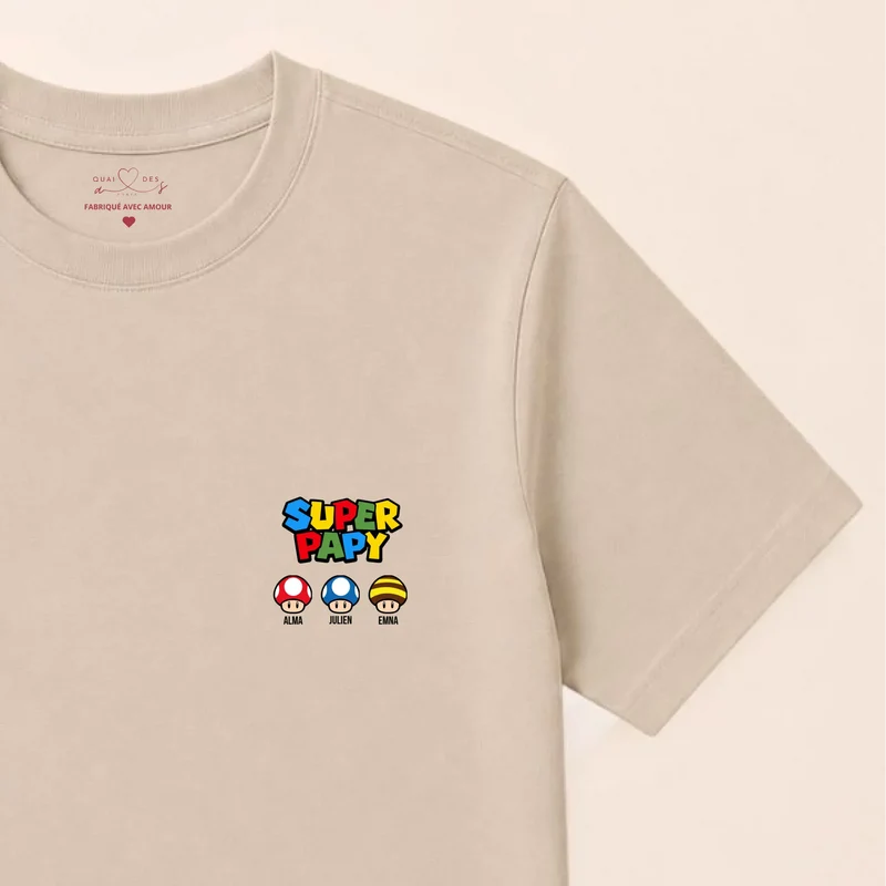 Sweat à capuche personnalisé papy - Super papy