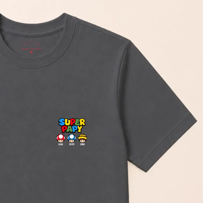 Sweat à capuche personnalisé papy - Super papy