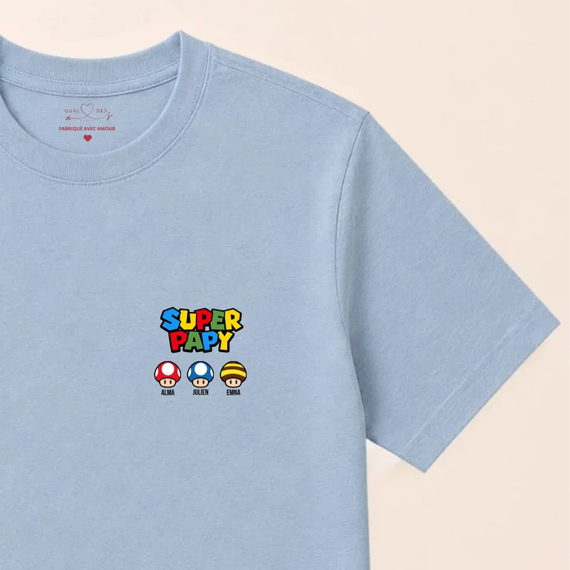Sweat à capuche personnalisé papy - Super papy