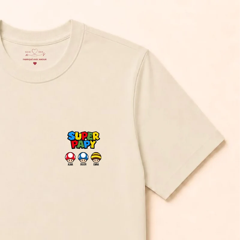 Sweat à capuche personnalisé papy - Super papy