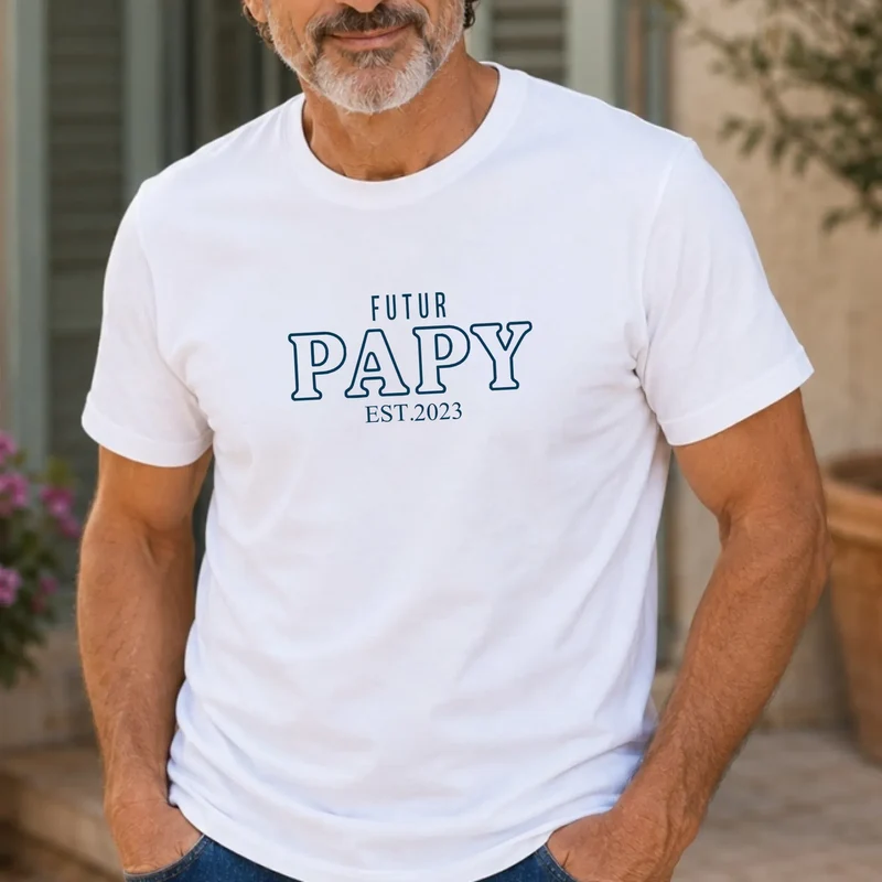 Sweat à capuche personnalisé futur grand-père - Annonce de grossesse