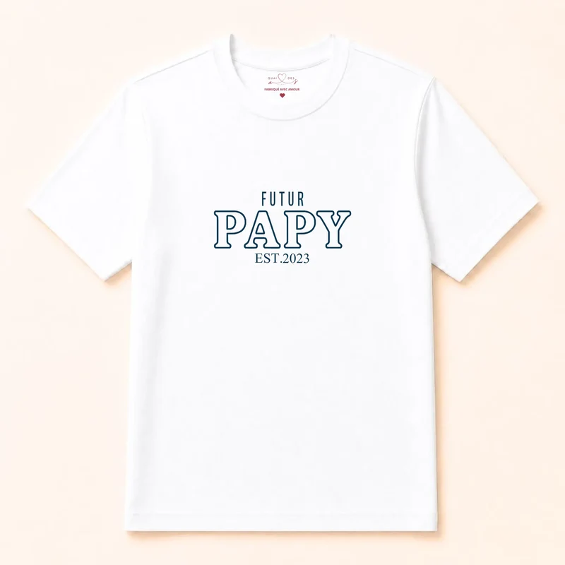 Sweat à capuche personnalisé futur grand-père - Annonce de grossesse