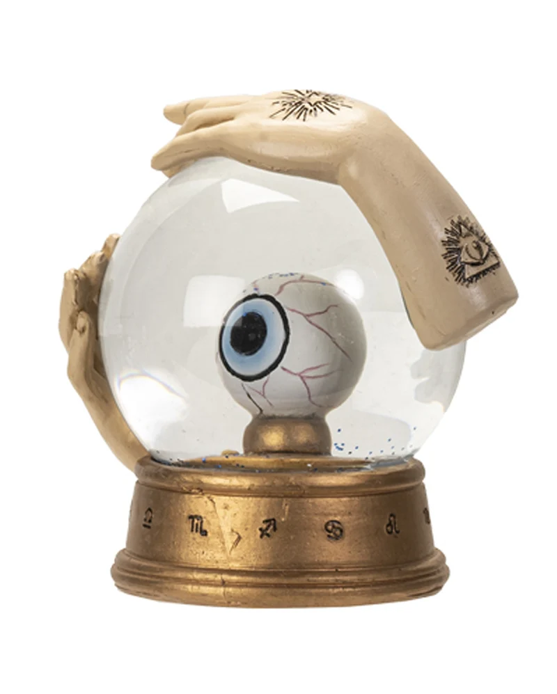 Wahrsage Schneekugel mit Auge 13cm