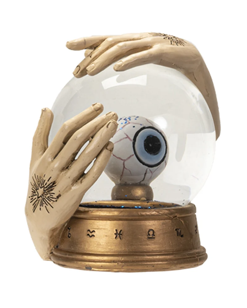 Wahrsage Schneekugel mit Auge 13cm