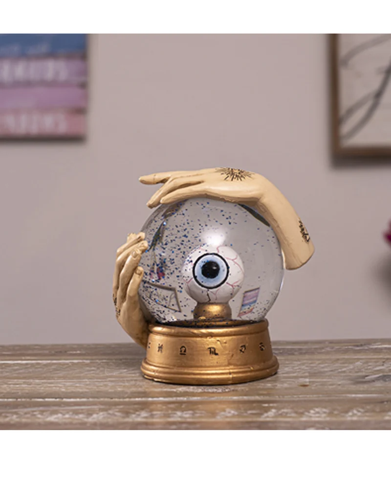 Wahrsage Schneekugel mit Auge 13cm