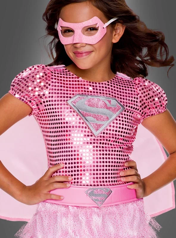 Rosa Supergirl Kleid