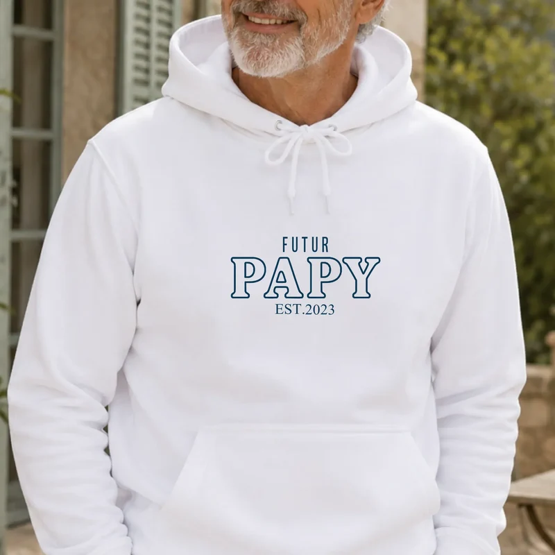 Pull personnalisé futur grand-père - Annonce de grossesse