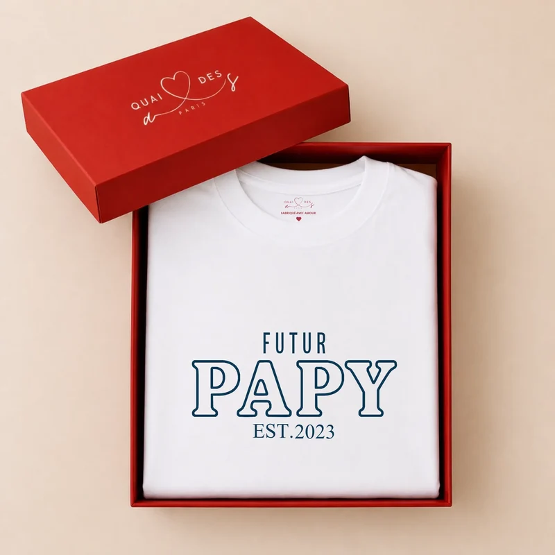 Pull personnalisé futur grand-père - Annonce de grossesse