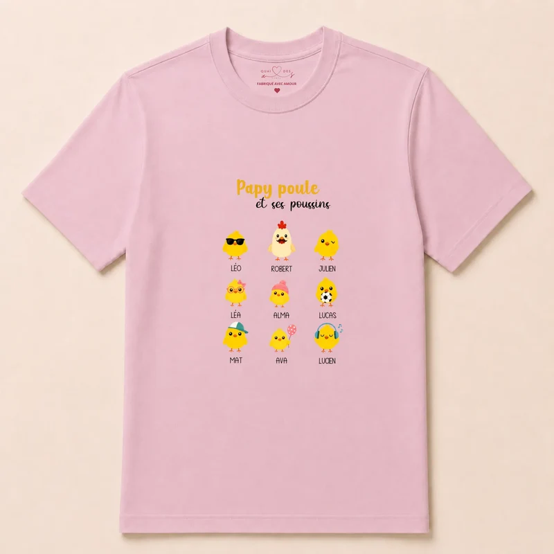 Sweat à capuche personnalisé papy - Papy poule