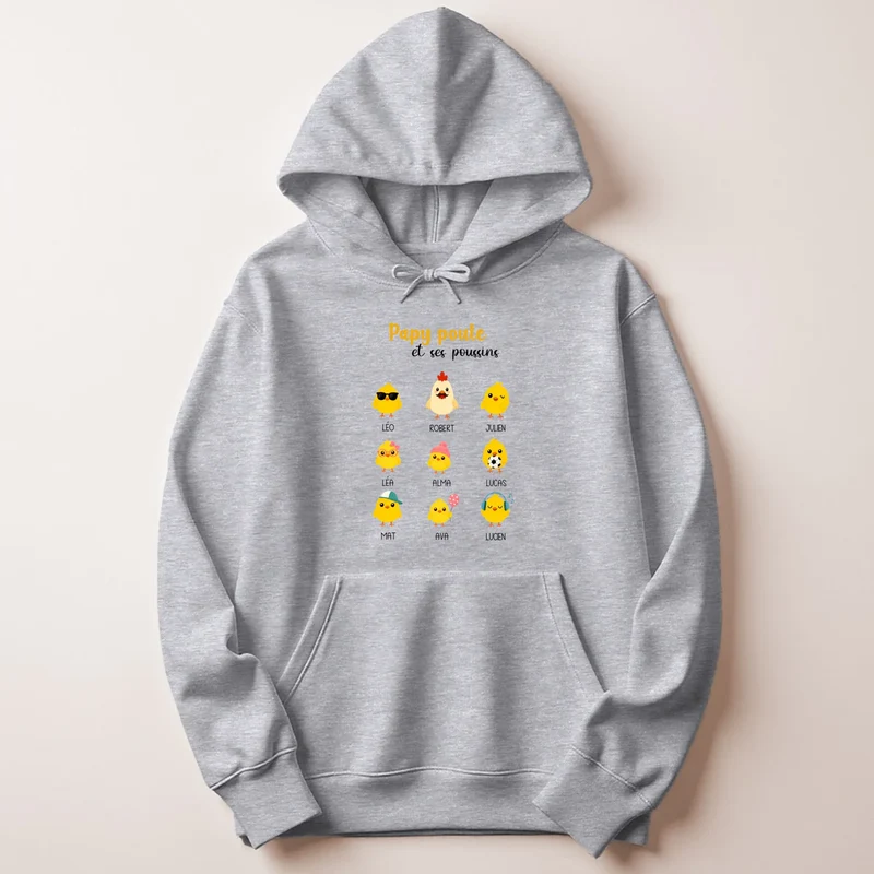 Pull personnalisé papy - Papy poule