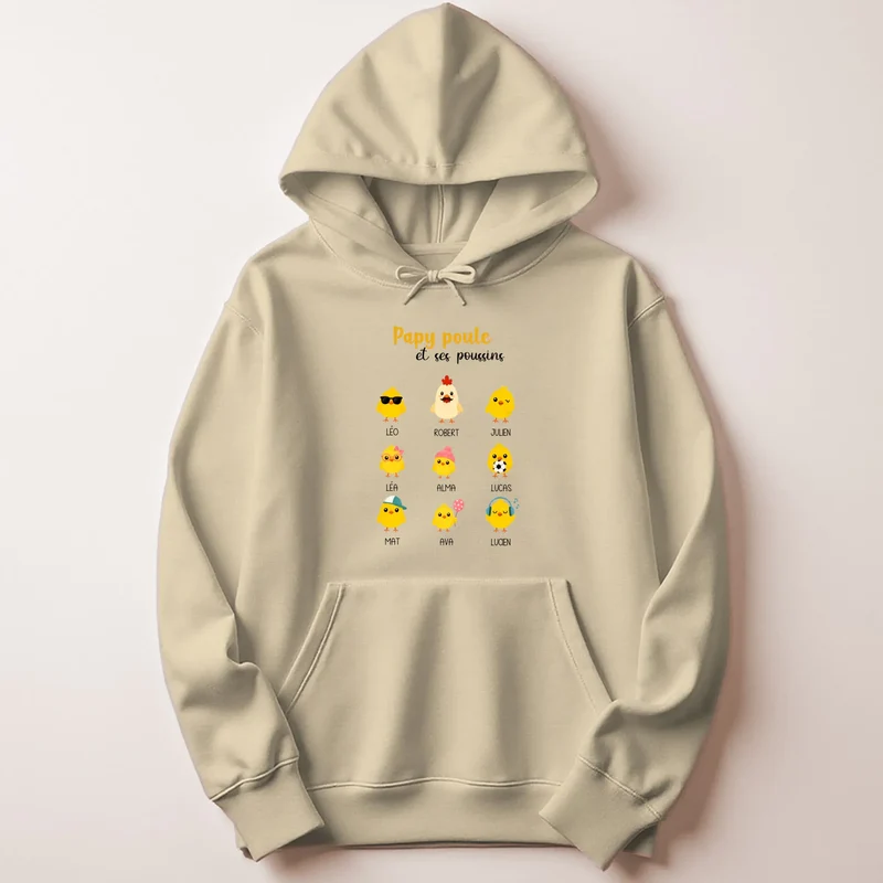 Pull personnalisé papy - Papy poule