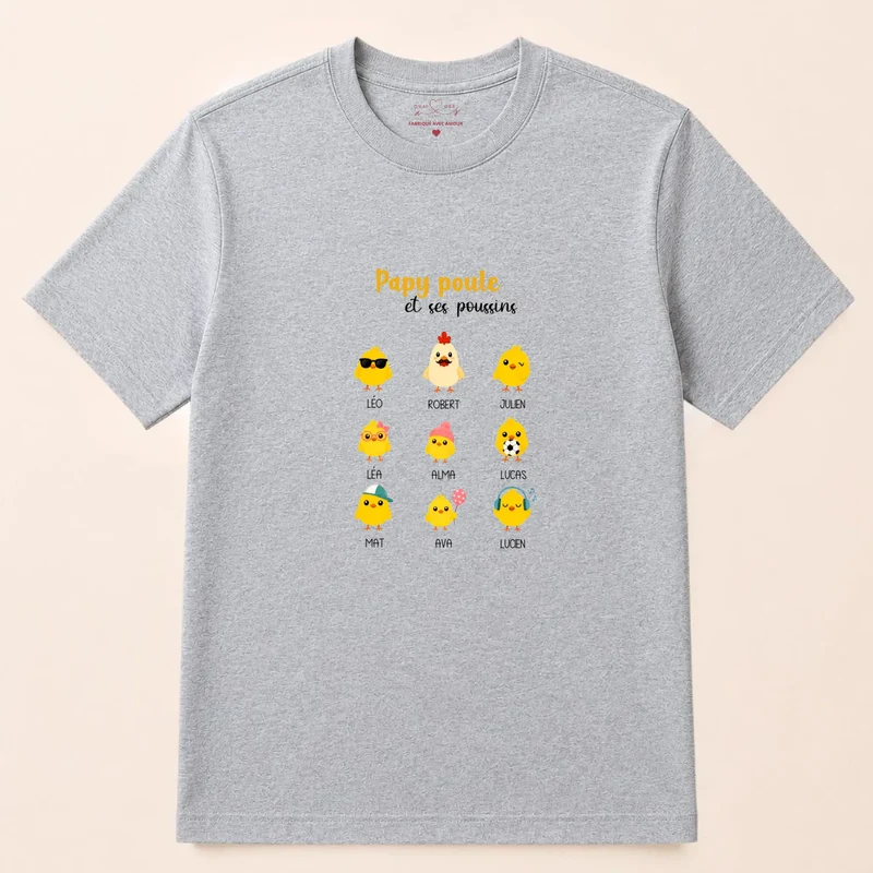 Pull personnalisé papy - Papy poule
