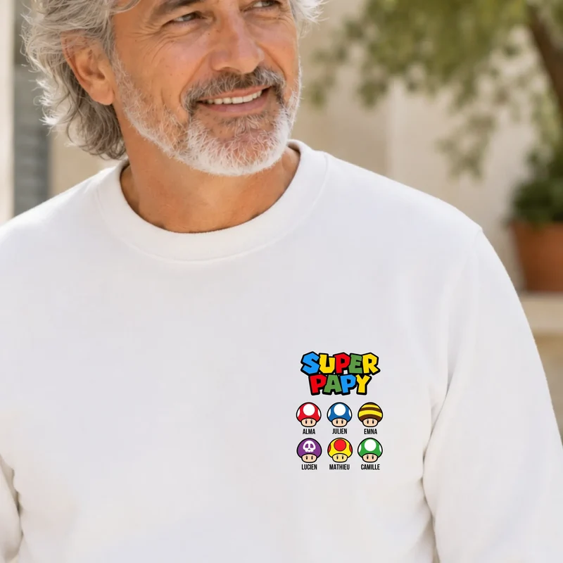 Pull personnalisé papy - Super papy