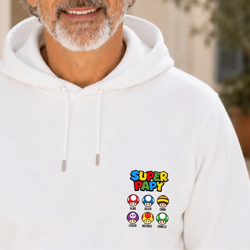 Pull personnalisé papy - Super papy