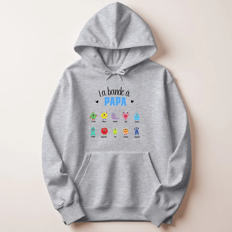 Pull personnalisé papa - la bande à papa