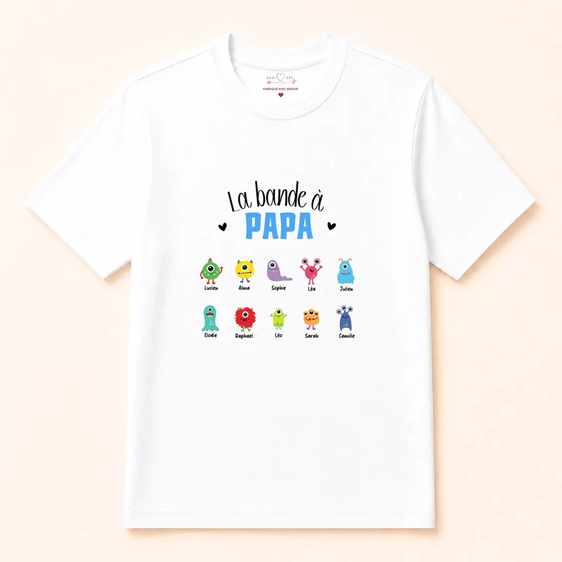 Pull personnalisé papa - la bande à papa