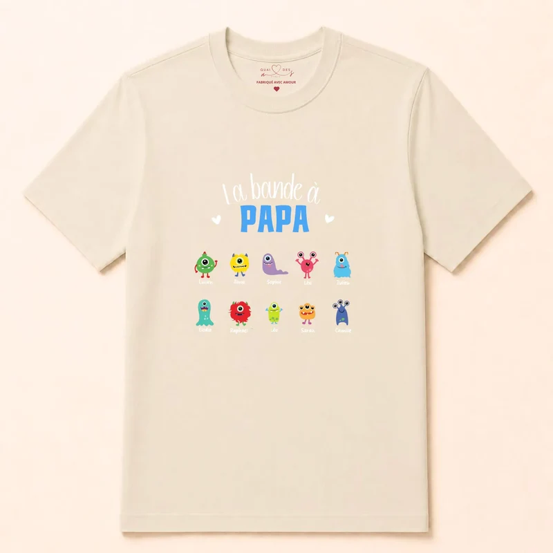 Pull personnalisé papa - la bande à papa