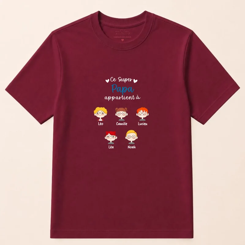 Pull personnalisé papa - Ce super papa appartient à