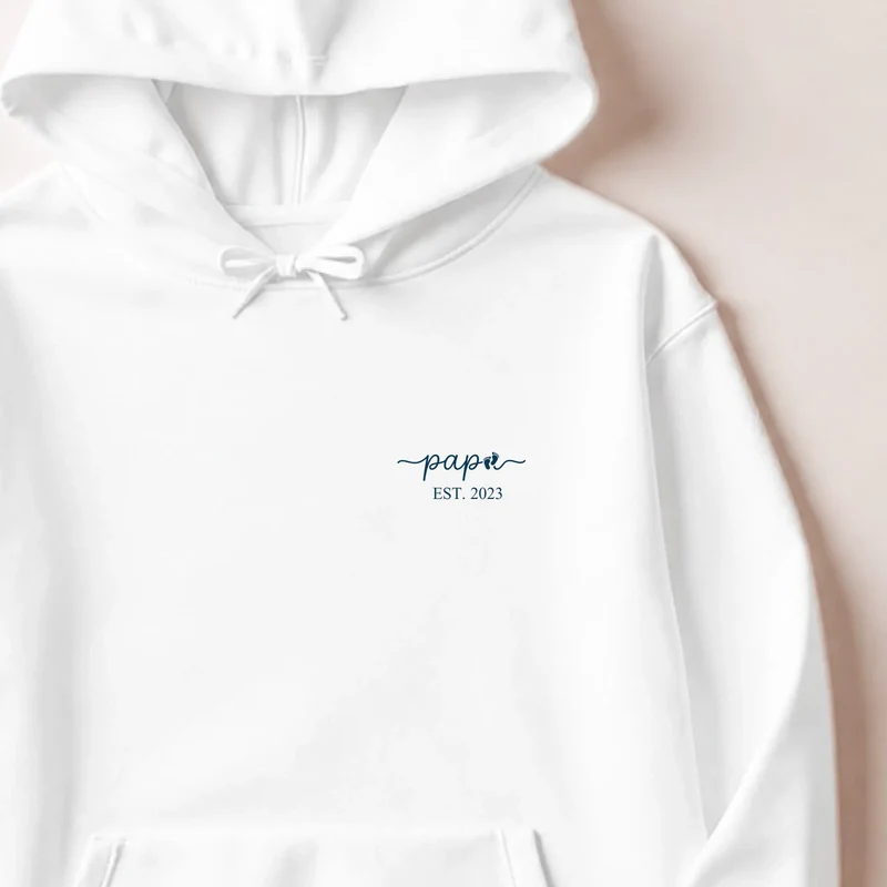 Pull personnalisé nouveau papa - Papa depuis