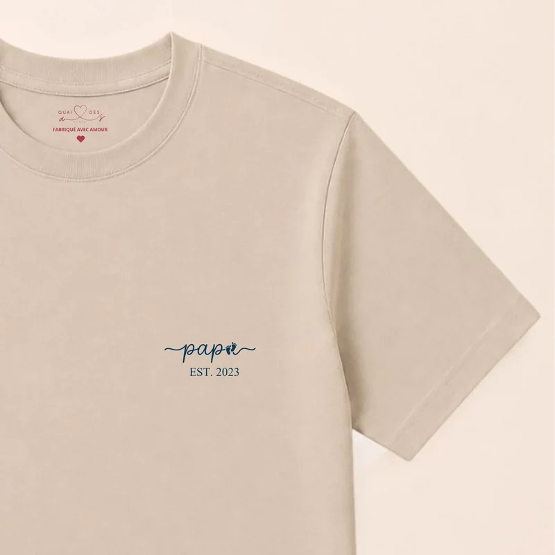 Pull personnalisé nouveau papa - Papa depuis