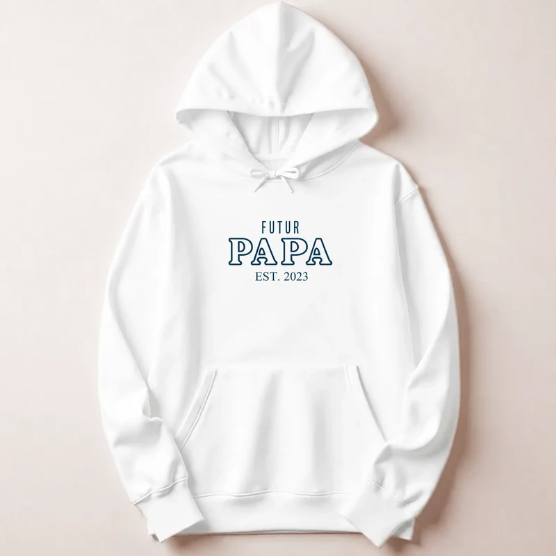 Pull personnalisé papa - Annonce de grossesse