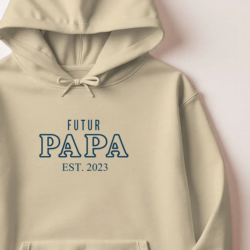 Pull personnalisé papa - Annonce de grossesse
