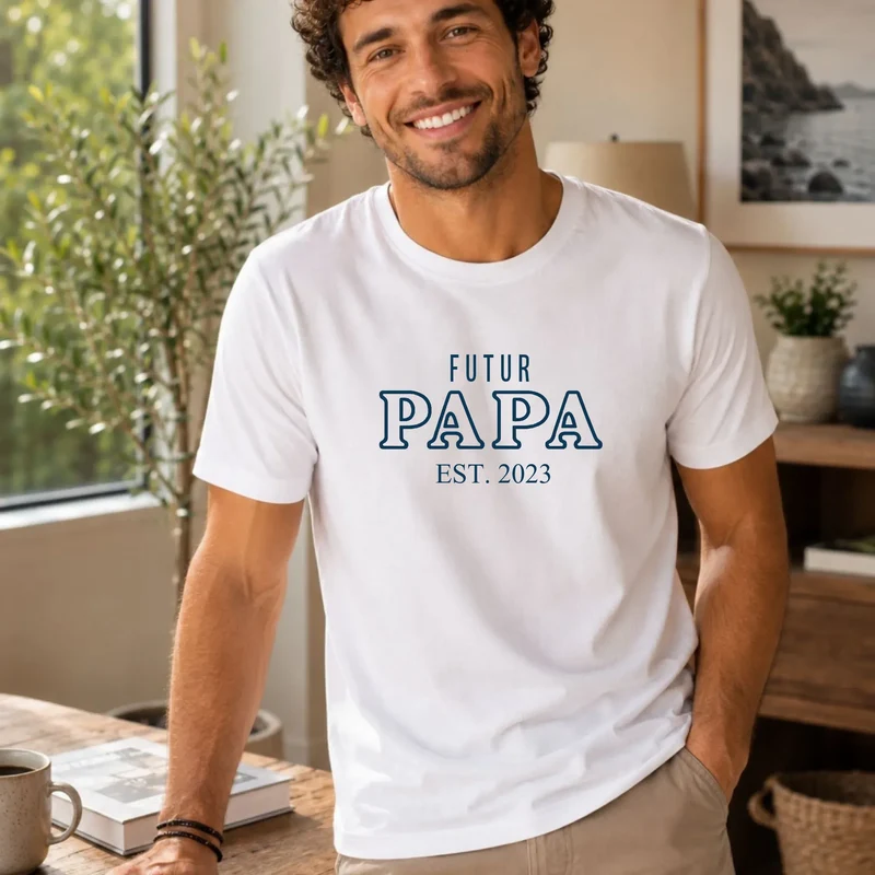 Pull personnalisé papa - Annonce de grossesse