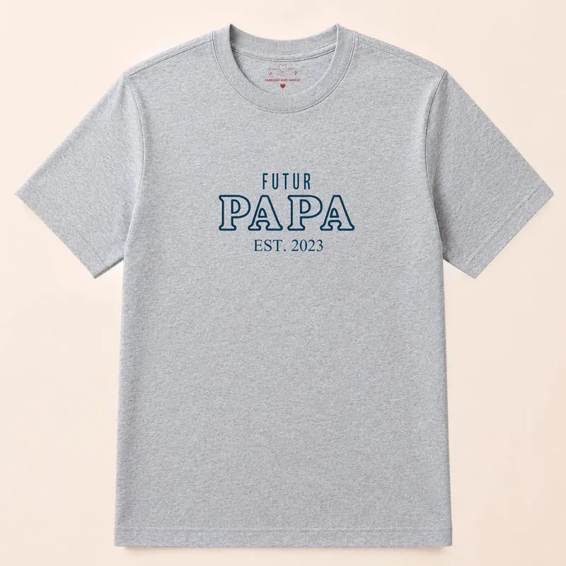 Pull personnalisé papa - Annonce de grossesse