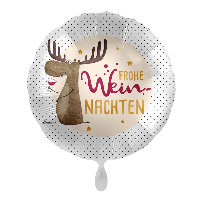Heliumballon-Geschenk "Frohe Wein-Nachten"