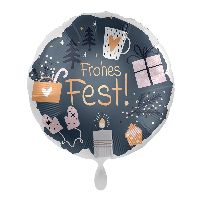 Heliumballon-Geschenk "Frohes Fest!"