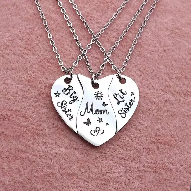 Mutter Tochter Kette Silber 925