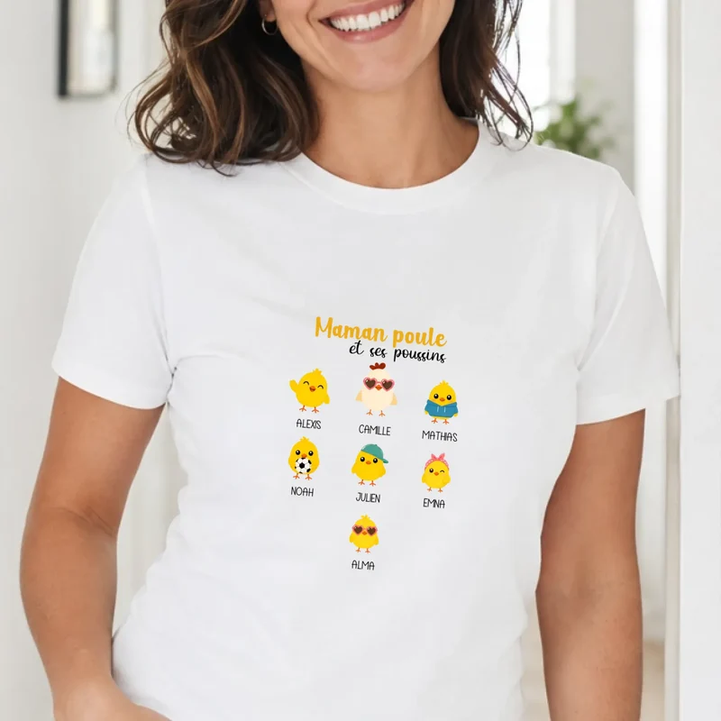 Sweat à capuche personnalisé maman - Maman poule