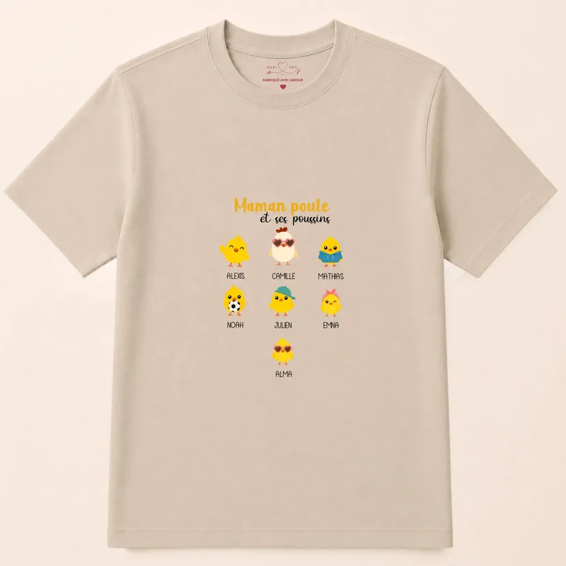 Sweat à capuche personnalisé maman - Maman poule