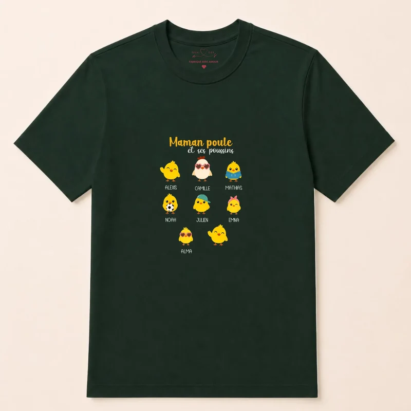 Sweat à capuche personnalisé maman - Maman poule