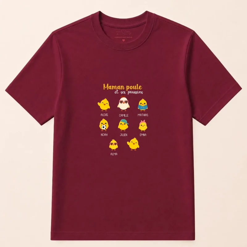 Sweat à capuche personnalisé maman - Maman poule