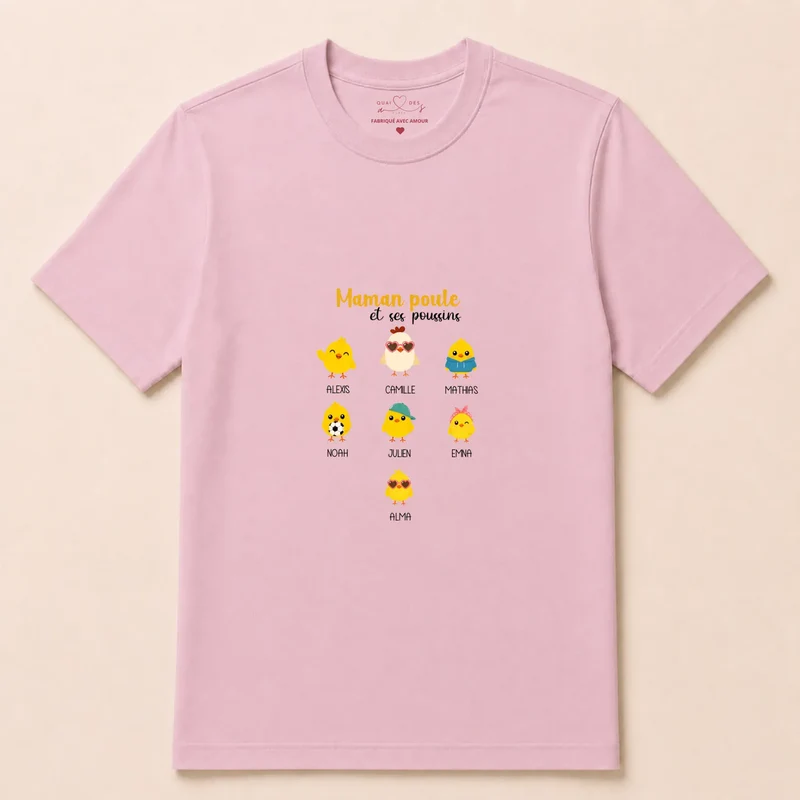 Sweat à capuche personnalisé maman - Maman poule