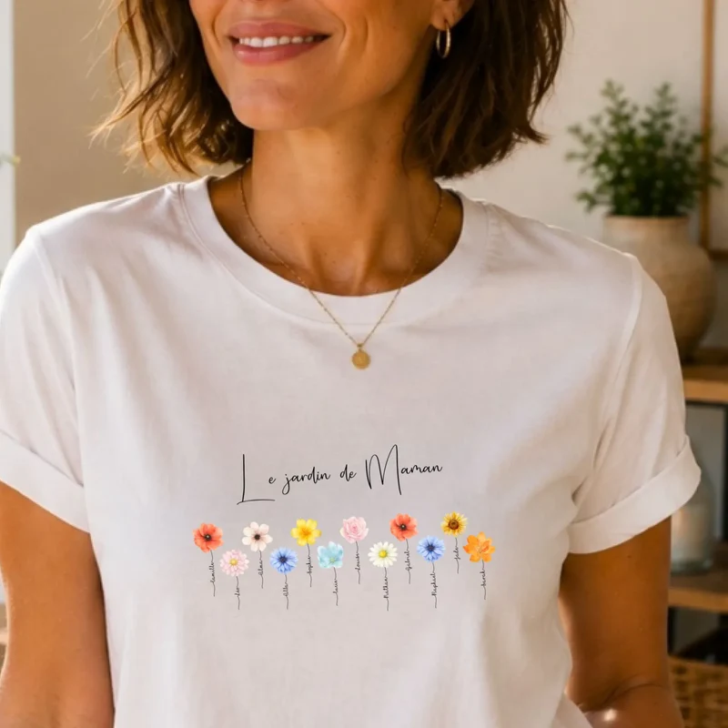 Sweat à capuche personnalisé maman - Le jardin de maman