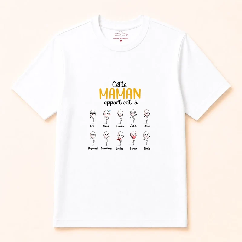 Sweat à capuche personnalisé maman - Humour de famille