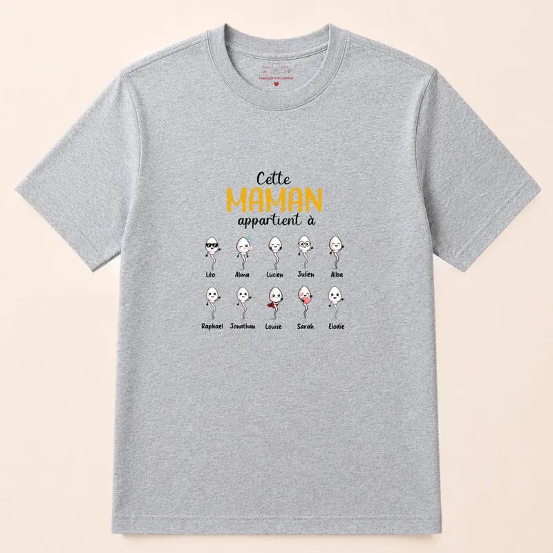 Sweat à capuche personnalisé maman - Humour de famille