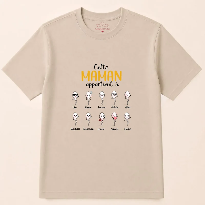 Sweat à capuche personnalisé maman - Humour de famille