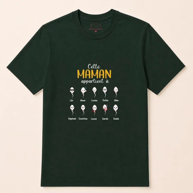 Sweat à capuche personnalisé maman - Humour de famille