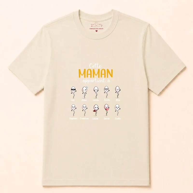 Sweat à capuche personnalisé maman - Humour de famille