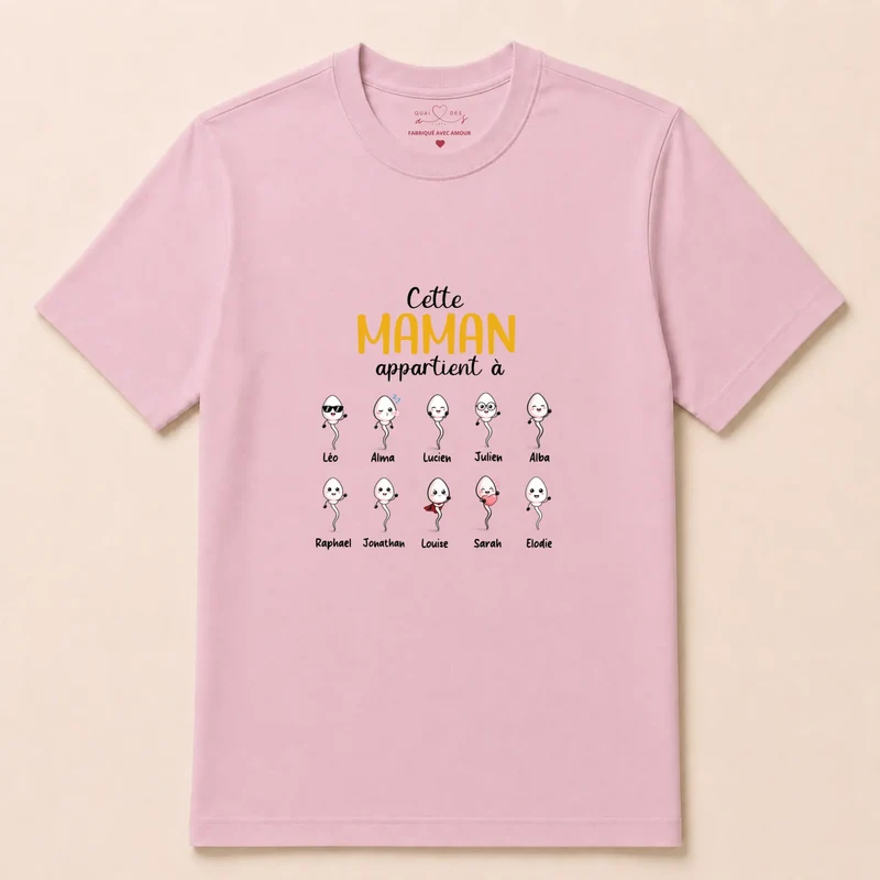 Sweat à capuche personnalisé maman - Humour de famille