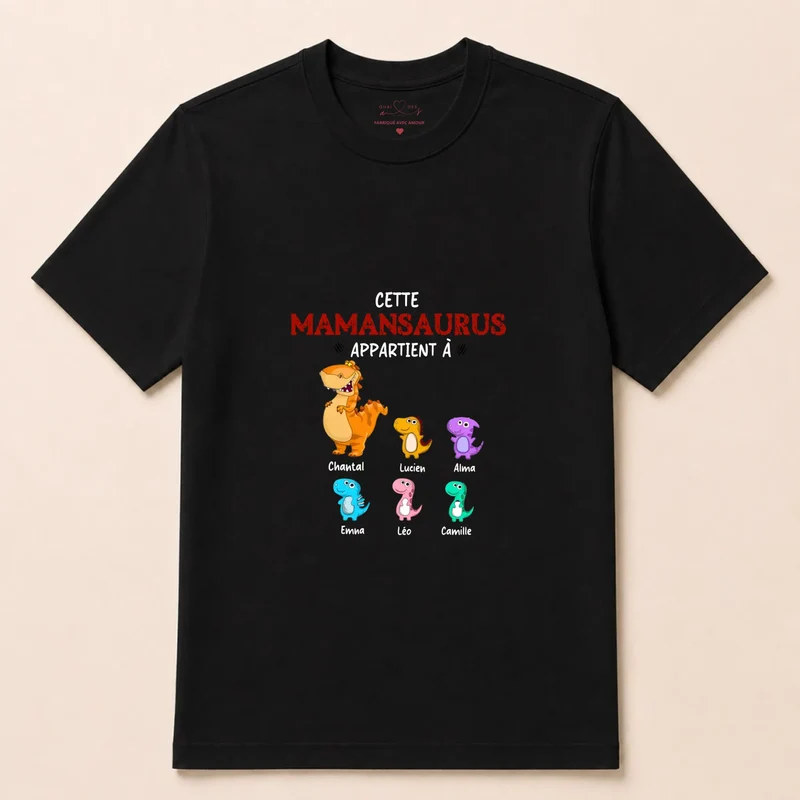 Sweat à capuche personnalisé maman - Mamansaurus